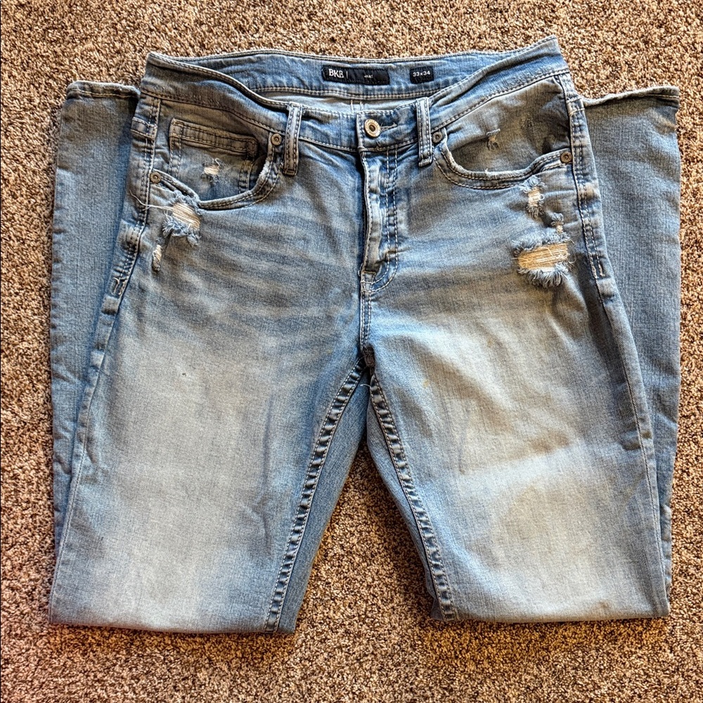 BKE Light Blue Bootcut Jeans